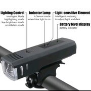 Przedni reflektor rowerowy. 