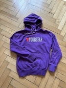 Fioletowa bluza PLNY Lala Love yourself xxs