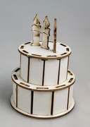 Scrapek Tort 3d do boxa urodziny itp.  LBA000306