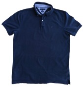Tommy Hilfiger t-shirt oryginalna koszulka polo slim fit rozmiar XL