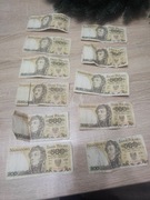 Banknot 500 zł 11 szt rozne serie 