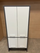 Szafka biały/grafit 