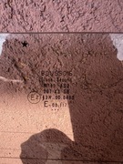 PEUGEOT 505 szyba Tył dymiona brąz 