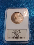 1000 ZŁ JAN PAWEŁ II 1982 SREBRO MS68