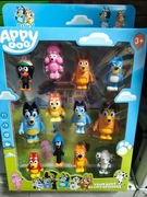 Zestaw figurki bluey dla dzieci 
