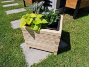 Donica drewniana jesion 39x39cm