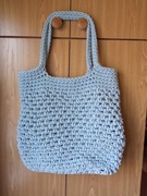 Torba na Ramię Szydełkowa Rękodzieło 43x43x8cm