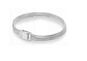 Bransoletka Srebrna o splocie wężykowym 18 cm