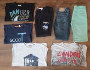 Mango Okaïdi Puma Zara jeansy bermudy dresy T-shirt 140cm 9-10 lat bdb