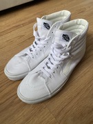 Vans Sk8-Hi All White / White – jak nowe, raz przymierzone