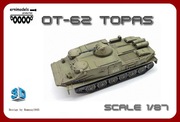 Model z druku 3D OT-62 TOPAS     1/87 PROMOCJA