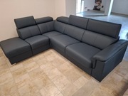 Narożnik Grey GKI DESIGN gruba skóra naturalna OKAZJA