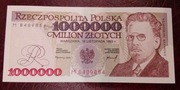 Milion złotych - 1 000 000 - 1 Milion złotych, NBP, seria M - 1993 UNC
