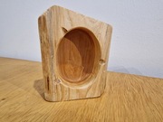 Popielniczka drewniana, ręcznie robiona