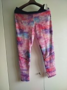 Nowe różowe granatowe legginsy Active by Lascana 44 46 XXL 