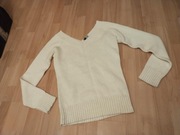 Damski Biały Sweterek 