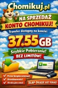 Konto chomikuj pl z 37.55 GB bezterminowego transferu 