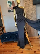 Suknia wieczorowa na studniówkę Black Pearl Evening R34 Polski producent!