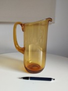 Miodowy dzbanek na kompot z prl-u