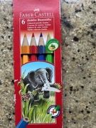 Faber Castell kredki Jumbo Grip 6 kolorów 110906
