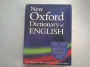 The New Oxford Dictionary of English  -- język angielski słownik 