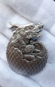 Moneta Chinese Dragon Egg 2022 r. - 2 Oz srebra Ag999