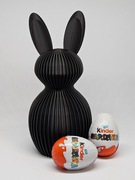 Wielkanocny duży (aż 22cm) zajączek czarny