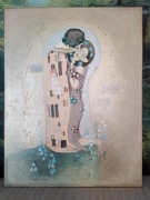 Obraz malowany ręcznie farbami akrylowymi, 60cm x 50cm.