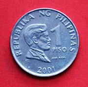 1  Piso  2001 r  -   Filipiny     