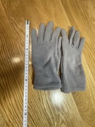 Szare rękawiczki z polaru