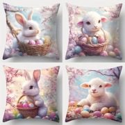 POSZEWKI NA PODUSZKI WIELKANOC 45x45 cm KOMPLET POSZEWEK NA JAŚKI 