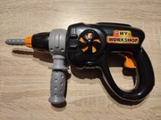 Duża plastikowa wiertarka na baterie zabawa w warsztat