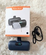 Mini Power Bank 5000mAh dla iPhone wyświetlacz LED. 