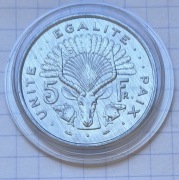 #3147 Dżibuti 5 franków 1986 UNC