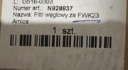 Filtr węglowy amica otc611
