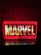 Lampa Marvel LED USB, wydruk 3D