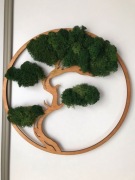 Drzewko ozdobne. Średnica koła 39cm. 