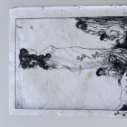 Austin Osman Spare – Starlit Mire 1911 grafika na papierze czerpanym A3