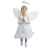 Strój Aniołek (sukienka krynolina opaska)roz.92/104cm (natychmiast dostawa)