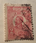 Znaczek Rumunia 1920-27 rok. 2 lei