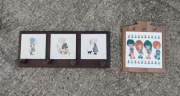 Wieszaki vintage para w stylu holenderskim 