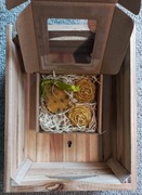 Naturalne świece, zawieszka do szafy 100% wosk pszczeli. Prezent dla Babci.