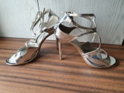 bodyflirt srebrne szpilki 42 eu