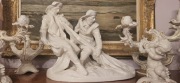 Duża porcelanowa figura Rybacy
