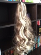 Włosy - dopinka. Koński ogon z klamrą. Nowe