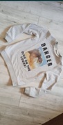 Szara bluza dinozaur