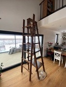 Półka drabina zestaw (lite drewno)