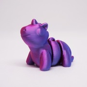 Flexi Jednorożec - Breloczek do kluczy - Druk 3D