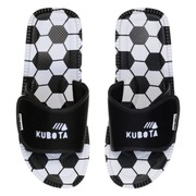 KUBOTA Klapki piłkarskie na rzep CZARNE rozmiar 38