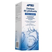 Zestaw do płukania nosa i zatok APTEO, 12 saszetek + 1 butelka